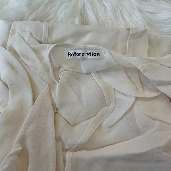 Reformation Winslow Dress in White - Picture 10 of 14